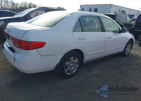 2005 Honda Accord 2.4 Lx из США, поврежденный, VIN 1HGCM56405A196954